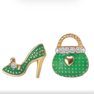 Asymmetric Shoe and Bag Earrings
